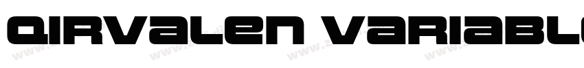 Qirvalen Variable Bl字体转换